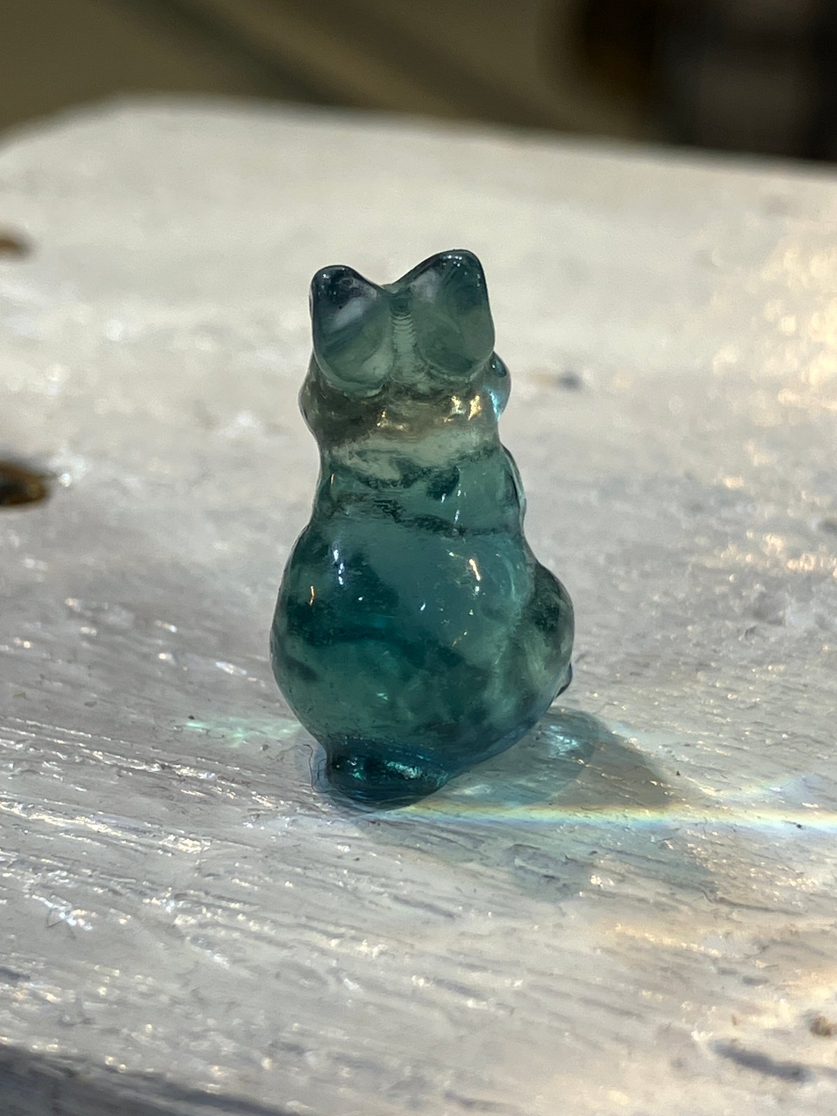 フローライトのうさぎカービング O | asterisk