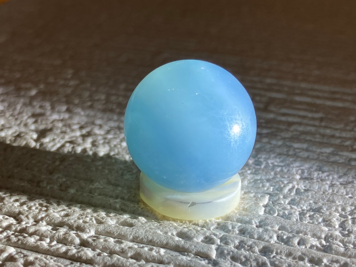 アクアマリン スフィアA 台座付き | asterisk