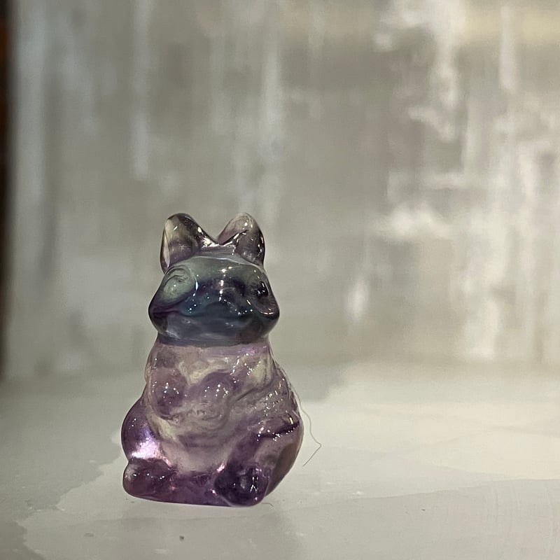 フローライトのうさぎカービング Z | asterisk