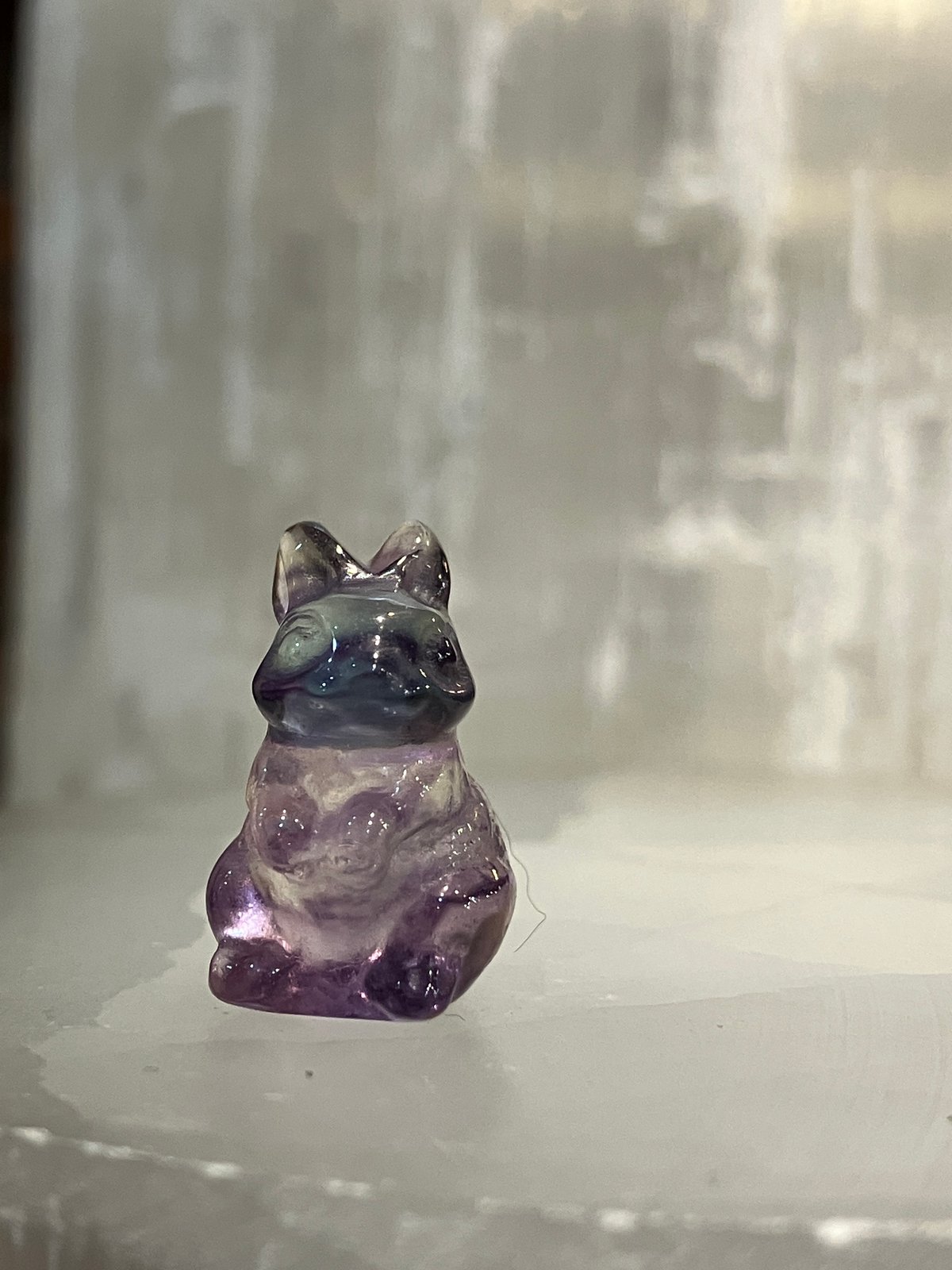 フローライトのうさぎカービング Z | asterisk