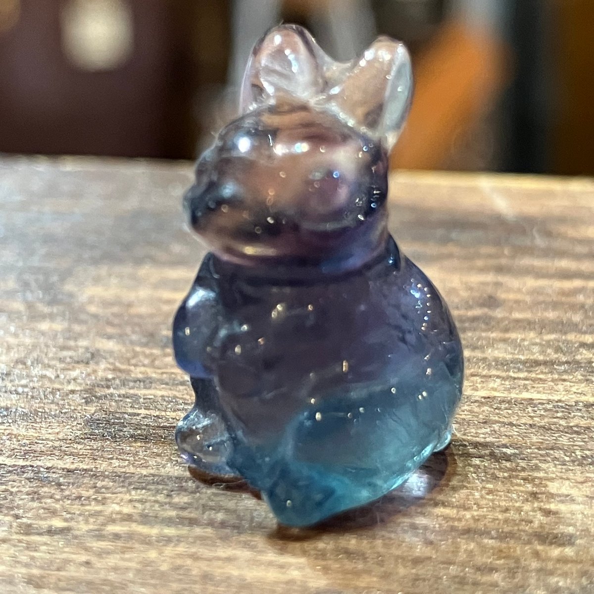 フローライトのうさぎカービング S | asterisk