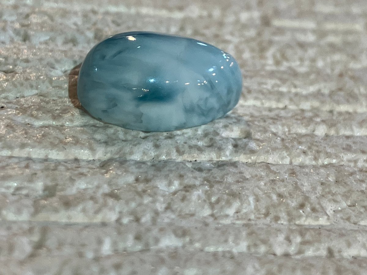 ラリマー B 大粒 ラリマー ルース ドロップ しずく 30mm*20mm 天然石 ブルー