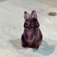 フローライトのうさぎカービング M | asterisk