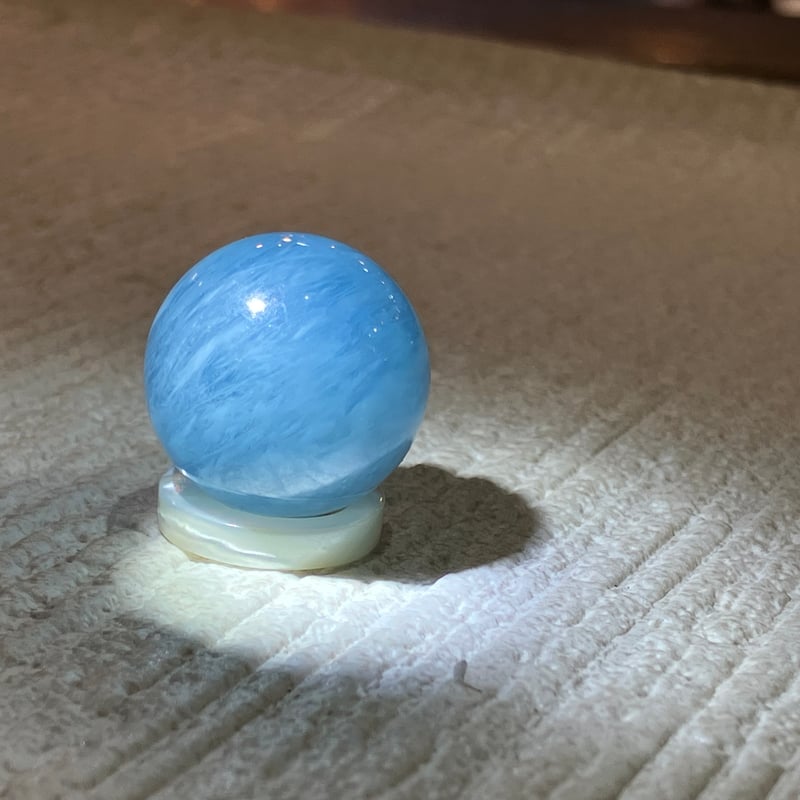 アクアマリン スフィアC 台座付 | asterisk