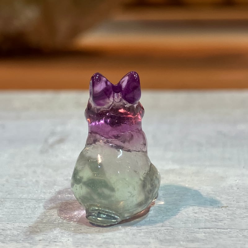 フローライトのうさぎカービング Q | asterisk