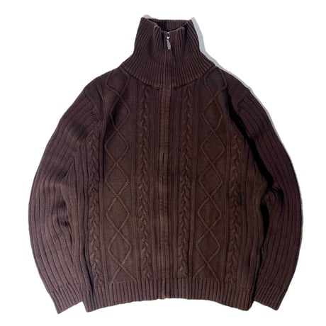 zip up knit