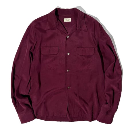 50’s vintage Open collar shirt