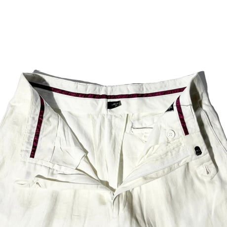 old linen pants