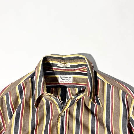 60's vintage stripe shirt