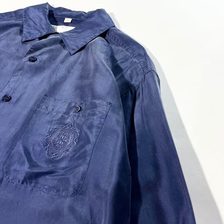 NEW FAST silk open collar shirt