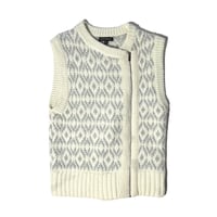90’s bananarepublic double zipup knit vest