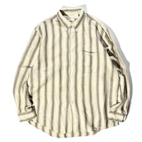 stripe linen × rayon shirt