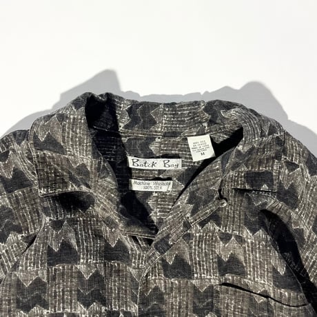 batik bay open collar shirt