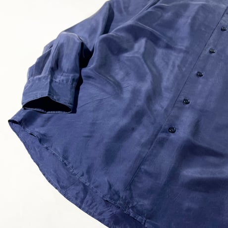 NEW FAST silk open collar shirt