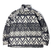 old printed flannelette shirt