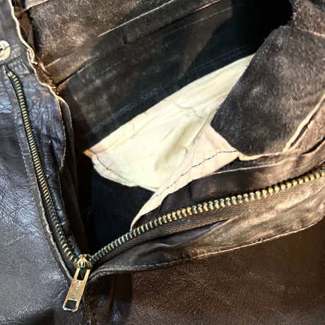 60’s~ vintage leather pants