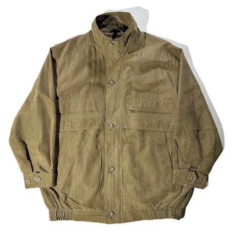 old faux suede jacket