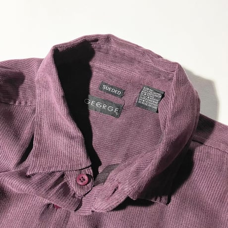 GEORGE faux suede shirt