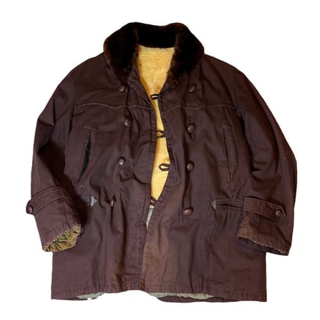 vintage boa coat