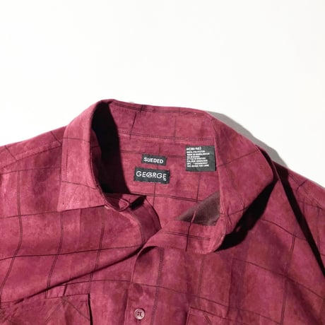 GEORGE faux suede shirt