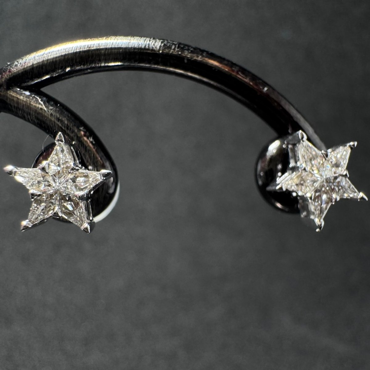 K18WG 0.52ct スター ダイヤモンド ピアス | 日本最大級の品揃えを誇る