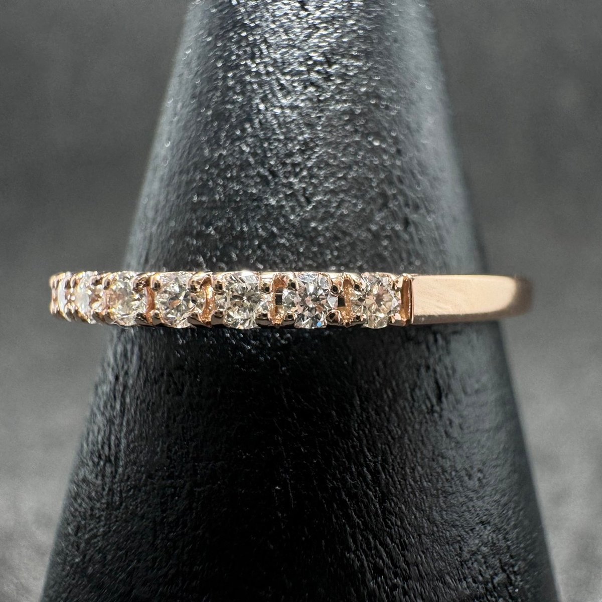 K18PG ダイヤモンド リング 0.36CT K18金ゴールド合計0.36Ct天然  