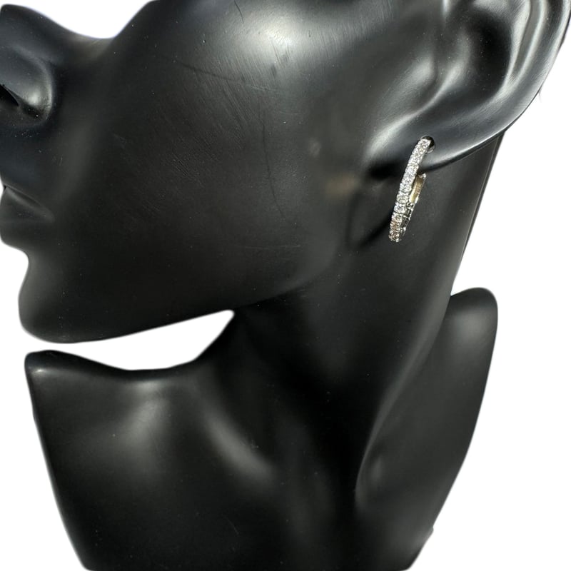 Pt1.00ctダイヤモンドフープピアス | 日本最大級の品揃えを誇る大阪