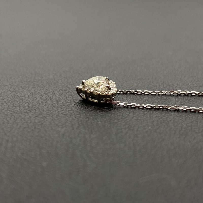 Pt0.531ctハートシェイプダイヤモンドネックレス | 日本最大級の品揃え