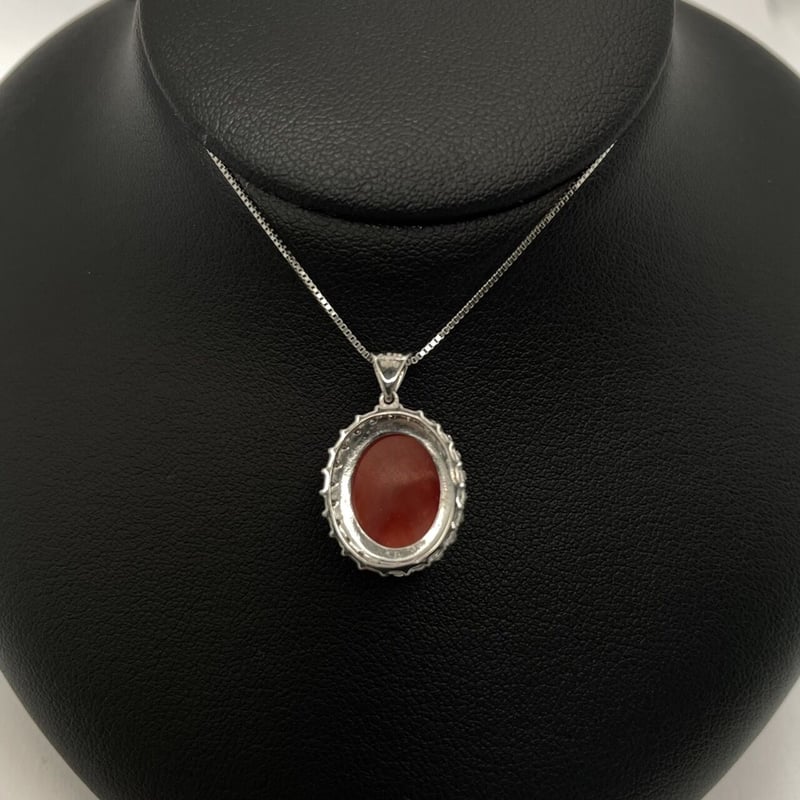 Pt4.225ctチアカサンゴネックレス | 日本最大級の品揃えを誇る大阪