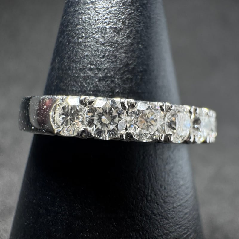ダイヤモンド/1.00ct エタニティ リング Pt900 7.5号 H9160 ダイヤモンド/1.00ct エタニティ リング Pt900 7.5号 H9160