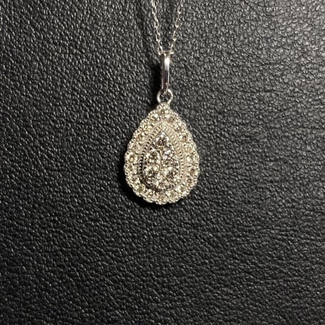 K10WG ハートモチーフ ダイヤモンドネックレス D:0.30ct CATEGORY ホワイトゴールド | 日本最大級の品揃えを誇る大阪