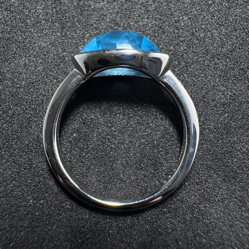 Pt900 1.88ct ロンドンブルートパーズ リング | 日本最大級の品