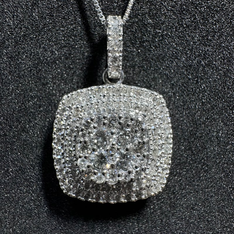 K18WG1.0ctダイヤモンドネックレス | 日本最大級の品揃えを誇る大阪  