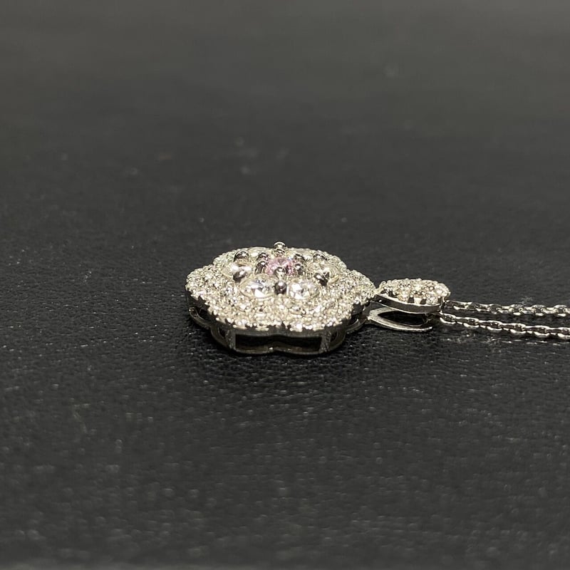Pt0.070ctピンクダイヤモンドネックレス | 日本最大級の品揃えを誇る ...