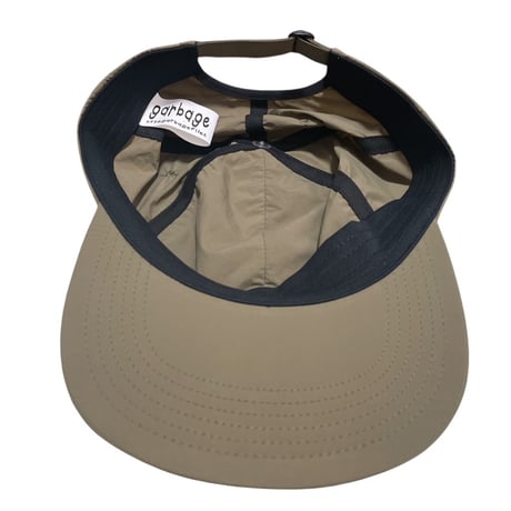 SALE GARBAGE Soft Brim 6Panel Cap BIG PEACE (DK.Olive)