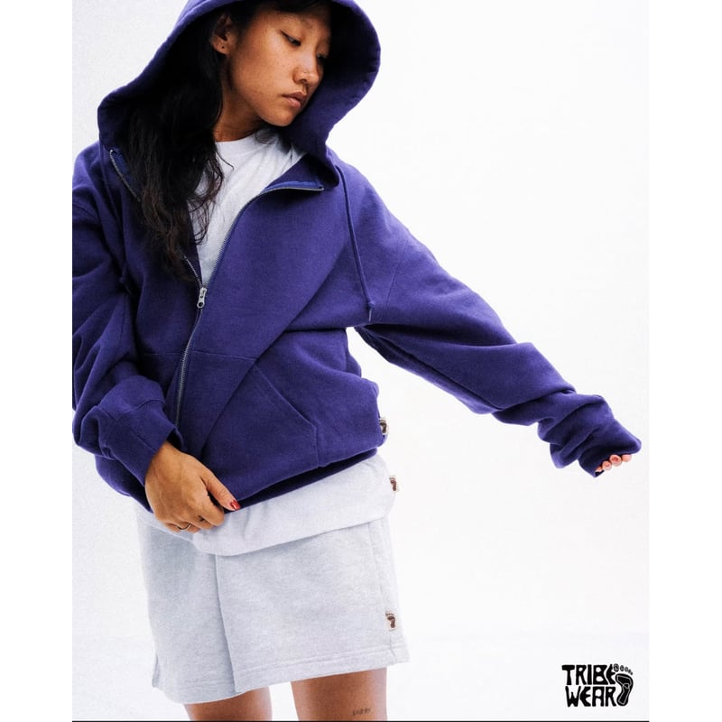 Chobi様用のぺージ SALE TRIBE WEAR Basic Zip Up Hoodie (Purple) |