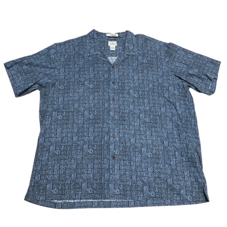 L.L.Bean 総柄 S/S 開襟シャツ 2