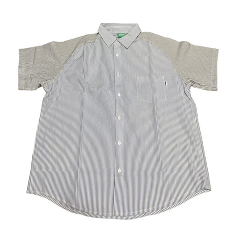 50%off 4WD Stripe Contrast Button Down S/S Shirt