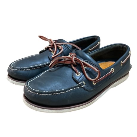 Timberland レザーデッキシューズ
