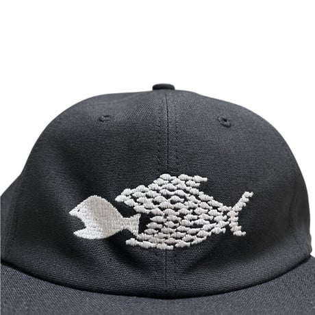 GARBAGE Hard Brim 6Panel Cap (Solidarity) Black