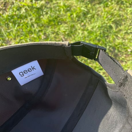 geek Rip Stop Nylon Long Bill Cap