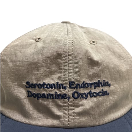 GARBAGE Soft Brim 6Panel Cap (HAPPY CHEMICALS) Sand/Navy