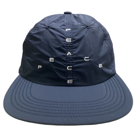 GARBAGE Soft Brim 6Panel Cap BIG PEACE (Navy)