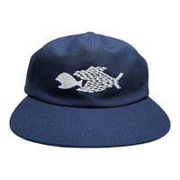GARBAGE Hard Brim 6Panel Cap (Solidarity) Navy