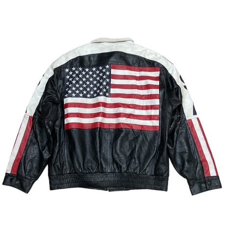 USA レザーJKT