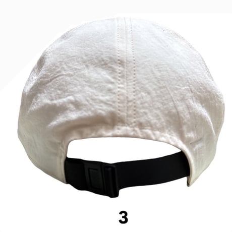 geek 6P Long Bill Cap (off-white)