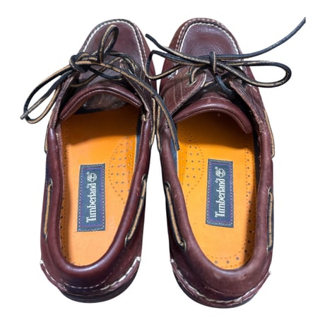 Timberland レザーデッキシューズ 4
