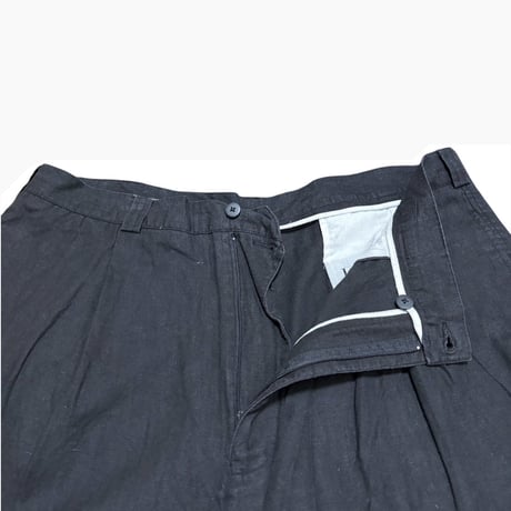 PERRY ELLIS タック Linen ショーツ