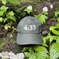 GARBAGE PRE CURVE BRIM 6 PANEL CAP (4:33) Olive x White