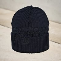 SALE GARBAGE Inside Out Cuff Beanie (Black)